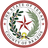 Brazos County seal logo