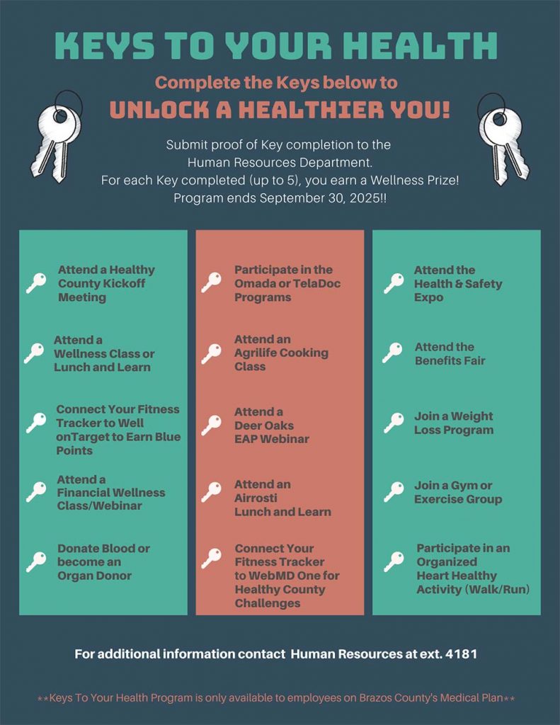 Keys to Your Health Flyer.