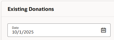 Step 6: We suggest that you use today's date. If you don't have enough hours in your balance, you can date track to a later date in the month to see if you have enough to donate.